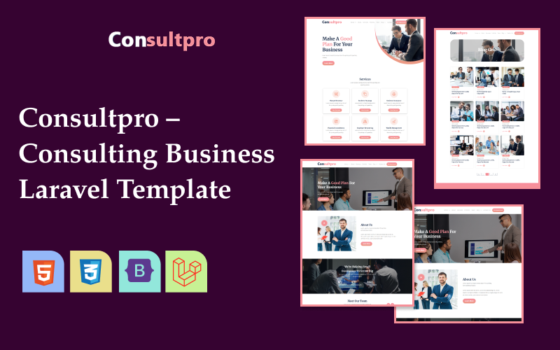 ConsultPro - Consultancy Laravel Template