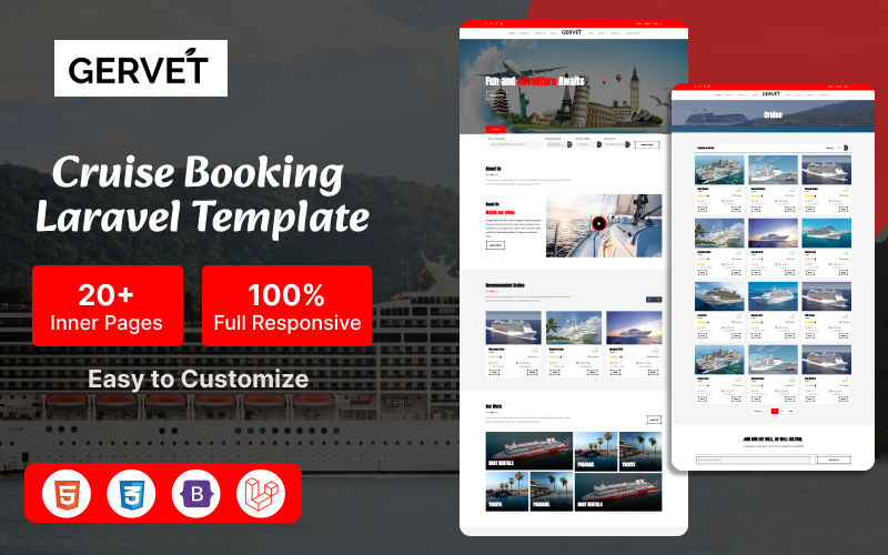 Cruise Booking Laravel Template